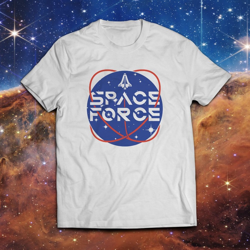 Space Force Military America Logo Tee